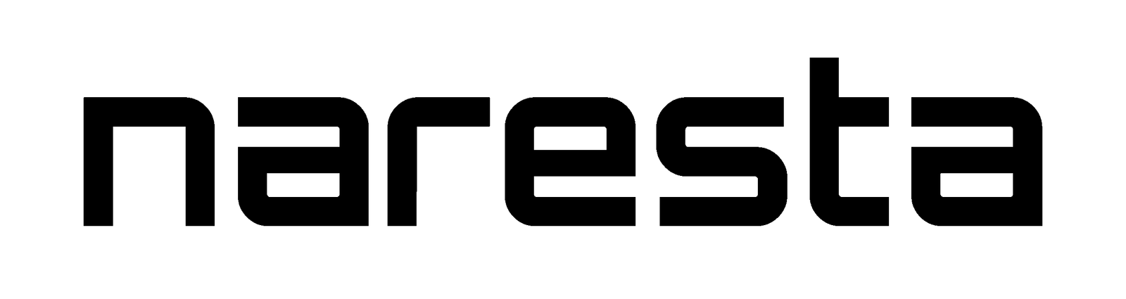naresta logotipas juodas