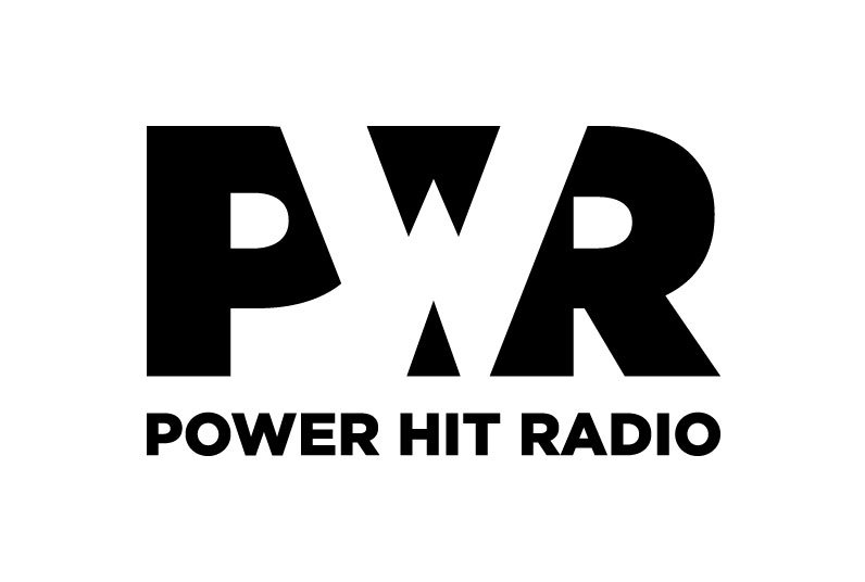 pwr power hit radio logo juodas rgb
